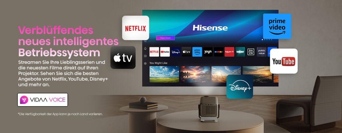 Alle Hisense M2 Pro Apps in der Übersicht