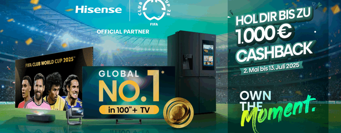 Cashback auf Hisense PL2 Laser TV und C2 Pro