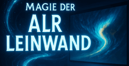 Die Magie der ALR Leinwand: Großes Bildvergnügen auch bei Tageslicht