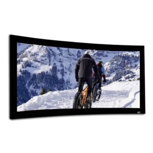 Elite Screens Lunette Curved Cinemascope