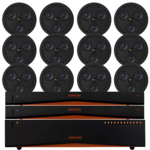 Monitor Audio 6-Zonen BluOS Slimline Multi-Room Paket